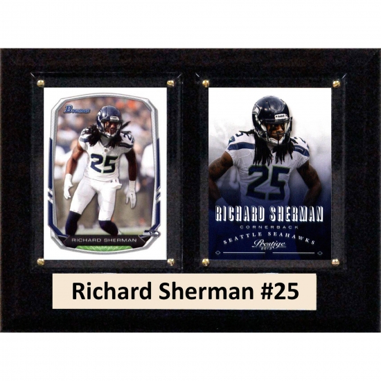 C & I Collectables C&I Collectables NFL 6x8 Richard Sherman Seattle Seahawks 2-Card Plaque
