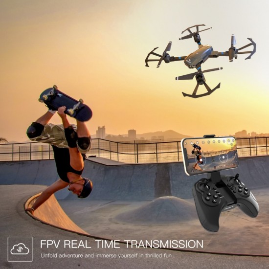 SNAPTAIN AA5MQ 1080P/720P Drone WIFI FPV With Wide Angle HD Camera Hight Hold Mode Foldable Arm RC Quadcopter Drone