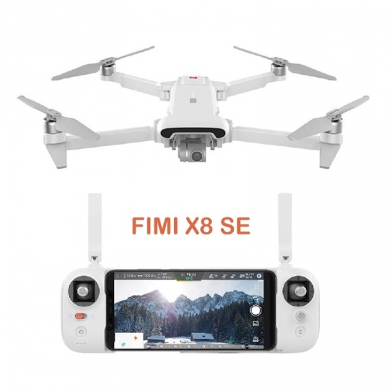 FIMI X8SE 2021 Version Camera Drone 8KM FPV 3-axis Gimbal 4K Camera HDR Video GPS 35mins Flight Time RC Quadcopter RTF