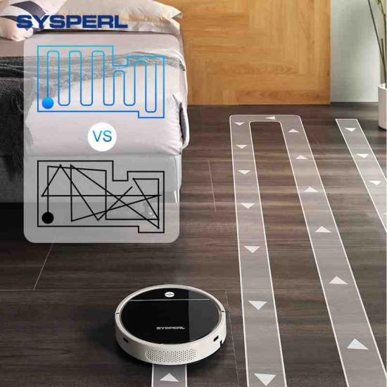Sysperl Robotic Robot Vacuum Cleaner Auto Charge Vacum Cleaners For Carpet And Floor App Remote Control Pet Hair Cleaning V30