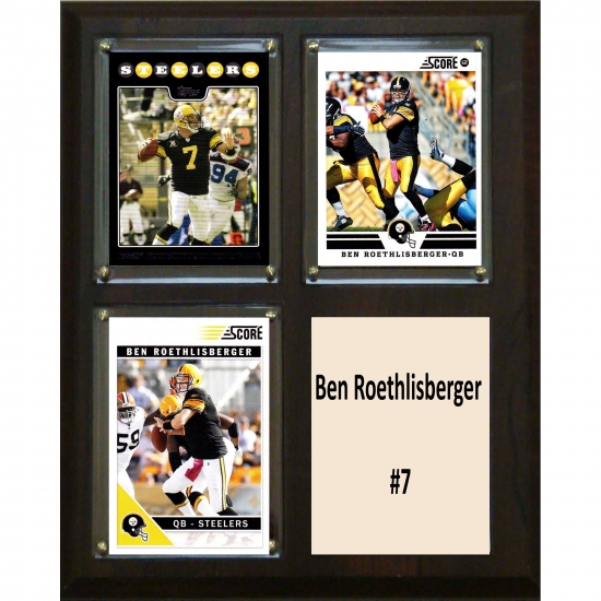 C & I Collectables Ben Roethlisberger Pittsburgh Steelers 8'' x 10'' Plaque