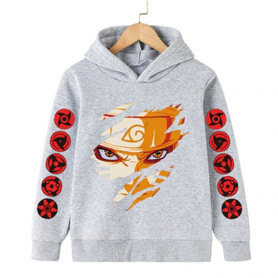 New Narutos Hoodie Sweatshirt Kakashi Sasuke Japanese Anime Sweater Cartoon Top Kids Hoodie Children's Clothes Boy Clothes 2021