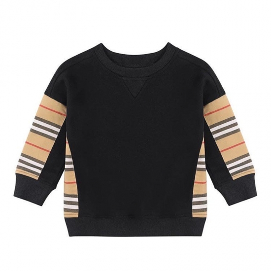 Autumn Baby Boys Sweater Toddler Boys O-Neck Jumper Cotton Long-Sleeve Fashion Sweaters Children Clothes Kids Striped Coats