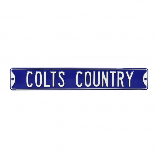 Authentic Street Signs Royal Indianapolis Colts Country 6