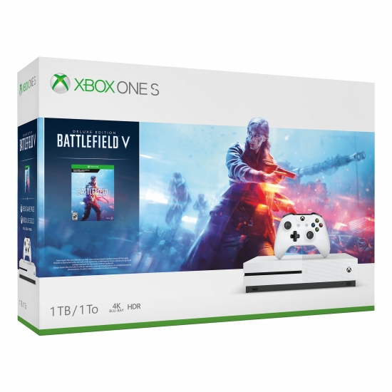 Microsoft Xbox One S 1TB Battlefield V Bundle White 23400679