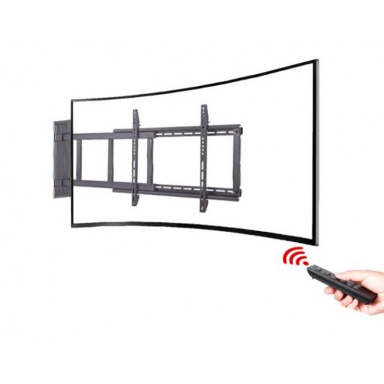 Intelligent electric remote control LCD rotating flat surface wall mount multi-function thin TV rack TV stand 32-70 inches