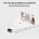 CRENOVA MINI Projector 4K Support 1080P G08 3000Lumen Optional Android G08C Wifi Bluetooth for Phone LED Projector 3D Home Movie