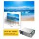 New T6 1080P LED Projector 3500 lumens 1280x720  Portable projector Android 7.1 optional USB HDMI VGA AV Home Theater Proyector