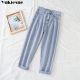 High Waist Jeans Women Harem Pants Loose Casual Korean Mom Jean Vintage Female Denim Trousers Plus Size Pantalon With Belt New