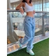 New Jeans Streetwear Fashion Bottoms Solid Color Jeans Comfortable Casual Wide-leg Pants Plus Size Jeans Youth Clothing