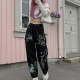 2022 New Streetwear Retro Fashion Harajuku Cargo Pants women Y2k ins style Punk Fashion Low Waisted  Vintage Joggers Sweatpants