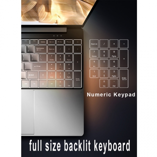15.6 inch Laptop Core i7 8G/16G RAM 1TB/128/256G/512G SSD With 1920*1080 IPS Display Backlit Keyboard