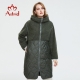 Astrid Women's Autumn Winter Coat Faux Fur Tops Fashion Stitching Down Jacket Hooded Plus Size Parkas Women Coat