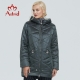 Astrid Winter Jacket Women Contrast Color Waterproof Fabric With Cap Design Thick Cotton Clothing Warm Women Parka