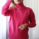 2022 Autumn Winter Green Turtleneck Pullover Sweater Women Plus Size Knitted Sweaters Jumpers Soft White Sweater