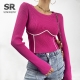 SINGREINY 2021 Women Knitted Sweater Long Sleeves O Neck Solid Elastic Slim Knit Basic Tops Autumn Casual Female Pullovers