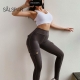 SALSPOR Women Leggings Fitness Sports High Waist Leggins Pocket Push Up Pants Workout Leggings Cargo Pants Casual Hip Pop Pants