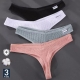 3PCS Set G-string Panties Cotton Women Underwear Sexy Panties Female Underpants Thong Solid Color Panties Lingerie M-XL Design