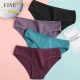 FINETOO Women Cotton Panties 3Pcs Soft Striped Women Underpants Solid Girls Briefs Sexy Female Lingerie M-XL Comfort Underwear