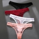 Sexy Transparent Lace G-String Panties Women Underwear Panties Low-Waist Female Underpants Mesh Perspective Briefs Lingerie M-XL