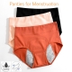 Panties for Menstruation Cotton Menstrual Panties High Waist Culotte Mensural Bragas Mensural Femme Culottes Mensural 