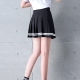 Summer Fashion Short Women Skirt Casual Slim Elastic High-Waisted Striped Pleated Plaid A-Line Mini Skirts