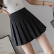 Women Pleated Skirt Cute Sweet Girl School Uniform Skirt Black White High Waist Dance Skirt  Fashion Female Pleated Mini Skirts