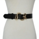Designer Belts For Women Luxury Brand Shinny Rhinestone Snake Buckle Pu Leather Belt Ladies Jeans