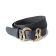 Designer Belts For Women Luxury Brand Shinny Rhinestone Snake Buckle Pu Leather Belt Ladies Jeans