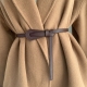 New Thin Knot Belts For Women Soft Pu Leather Belt Black Coffee Straps Wild Long Dress Coat Accessories Lady Waistband
