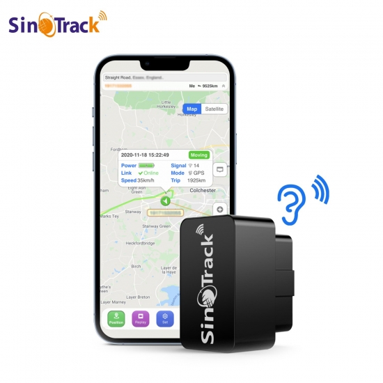 New Mini OBD GPS Voice Monitor Tracker 16PIN OBD II Plug Play Car GSM OBD2 Tracking Device GPS locator with online Software APP
