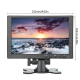 10 inch Portable Monitor HDMI-compatible 1920x1080 HD IPS Display Computer LED Monitor with Leather Case for PS4 Pro/Xbox/Phone