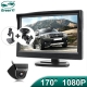 GreenYi 5 inch AHD Monitor 1920x1080P High Definition 170 Degree Starlight Night Vision Vehicle Camera Reverse For Car