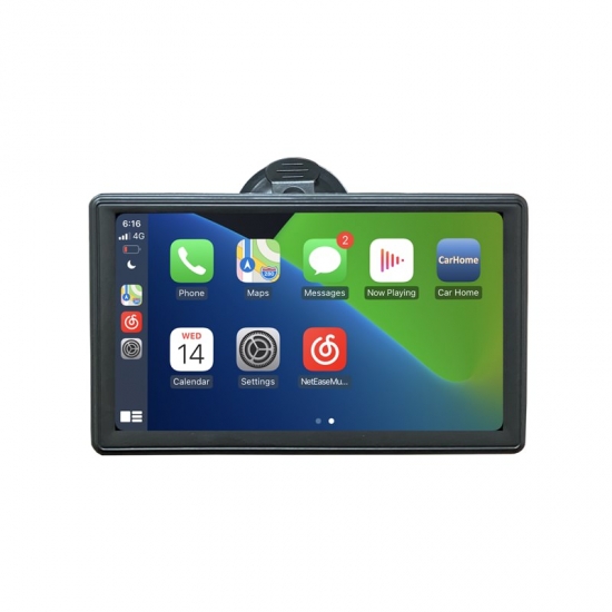 Portable Apple CarPlay Android Auto Monitor AirPlay Phone Mirror Link Display for Car Bus SUV Pickup Taxi Truck Lorry Van MPV