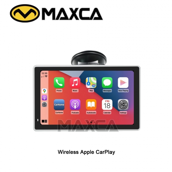 MAXCA XPlay II Portable Wireless Carplay Screen 7 inch Apple Airplay Wireless Android Auto Autolink Multimedia Player