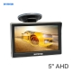 DIYSECUR 5 IPS AHD Car Rear View Monitor Inside Parking Backup Monitor with Suction Cup and Bracket for MPV SUV Horse Lorry