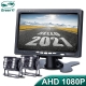 GreenYi 1920*1080 High Definition AHD Truck Starlight Night Vision Backup Camera 7 inch Vehicle Reverse Monitor For Bus Car