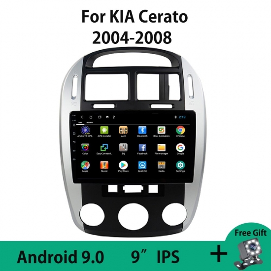 Android 10.0 WIFI 2GB 32GB Car Radio Multimedia Video Player For Kia Cerato 2004 2005 2006 2007 2008 Quad-Core Carplay Bluetooth