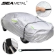 2pcs Universal Car Cover Fixed Band 440CM Outdoor Elastic Windproof Strip Adjustable Length Anti Strong Wind Car Cover Rope