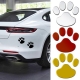 1pair/set 3D Stickers Paw Animal Dog Cat Cool Design Bear Foot Prints Footprint Decal Car Stickers for Auto Motorcycle