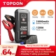 Topdon 2000A or 1200A Jump Starter Power Bank 12V Car Starting Device 16000 or 10000Mah Battery Jump Start for Car Booster JS2000