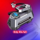Portable Air Compressor Tire Inflator - Car Tire Pump With Digital Pressure Gauge 150 Psi 12V DC Bright Emergency Flashlight