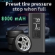 8000mAh Portable Car Air Compressor 12V 150PSI Electric Cordless Tire Inflator Pump for Motorcycle Bicycle Boat AUTO Tyre Balls