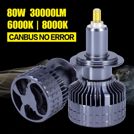 Carshark 360 H7 Led Headlights Canbus No Error H1 H8 H9 H11 Auto Bulb Turbo CSP Hb3 Hb4 9012 Hir2 Lamps Ice 9005 9006 Car Lights