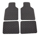 Universal Fit 4pcs PU Leather Car Floor Mat Waterproof Foot Pads Protector Q9QD
