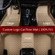 Custom Logo Leather Car Floor Mats For SEAT All Models For LEON Ibiza Tarraco Ateca Arona Formentor Altea lion Car Carpets Cover