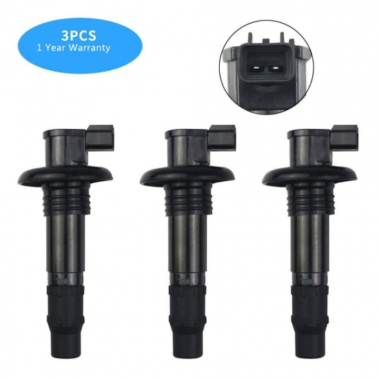 3PCS Ignition Coil Stick For Sea-Doo SeaDoo RXP GTX RXT GTR 130 155 185 215 255 260 420664020 296000307 290664020
