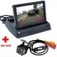 Auto Parking Assistance New 4LED NIGHT Car CCD Rear View Camera With 4.3 inch Color LCD Car Video Foldable Monitor Camera