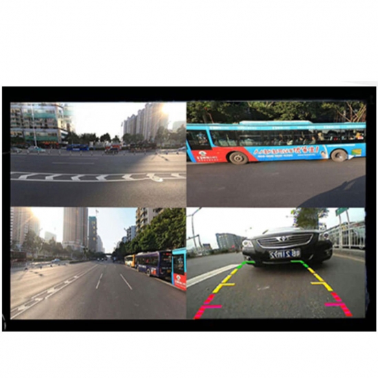 IR control 4 Cameras Video Control Car Cameras Image Switch Combiner Box For Left view Right view Front Rear Parking Camera Box
