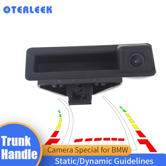 HD Dynamic Trajectory Trunk Handle Car Rear View Camera For BMW X1 2010 E60 E61 E70 E71 E72 E82 E88 E84 E90 E92 E93
